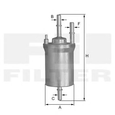 FIL FILTER zp8102fl -  Топливный фильтр